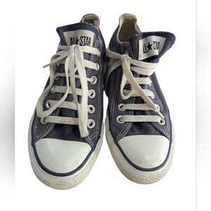 Converse Unisex Navy Blue White W: Size 7 M: Size 5 *NWOB